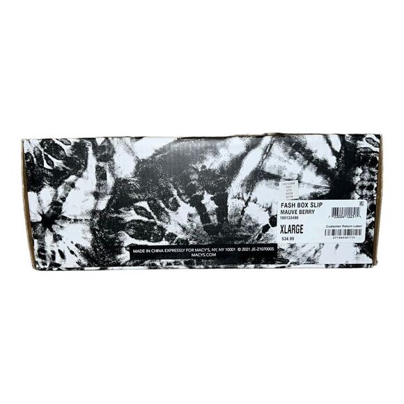 Jenni Womens Crisscross Faux Fur Slide Slippers Mauve Berry Tan Extra Large New - Picture 4 of 4